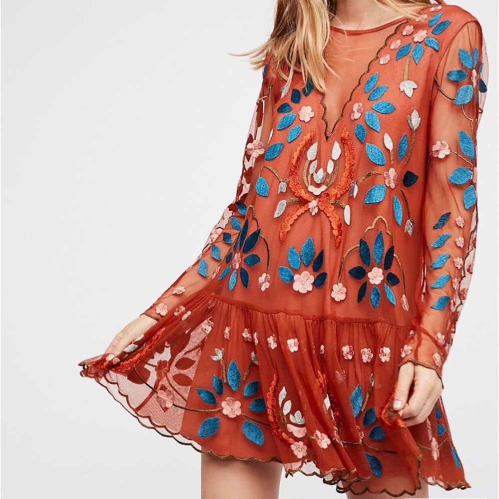 Free People Hearts are Wild Dress